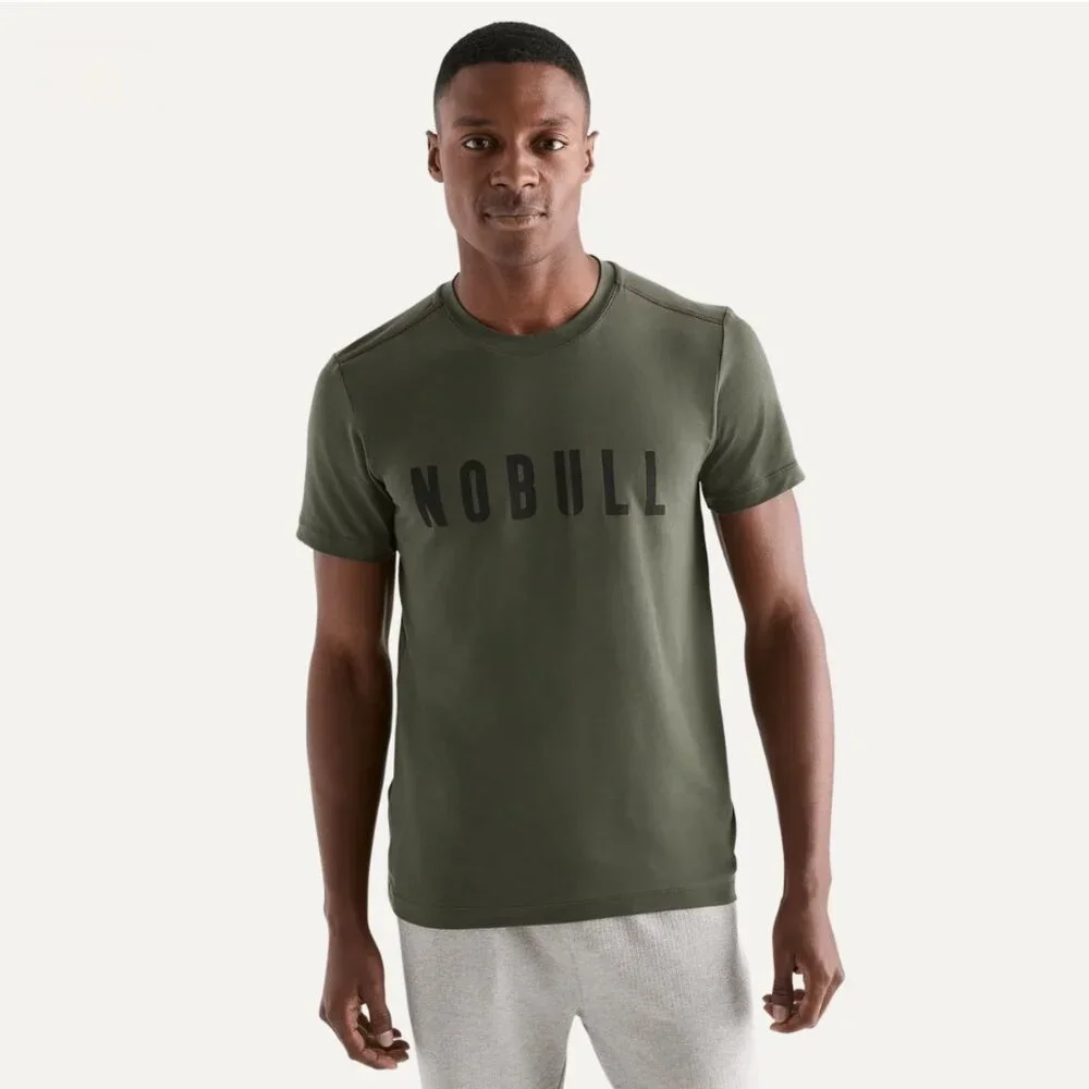 NWT NOBULL Men's Dark Army T-Shirt (Medium) - Picture 1 of 6